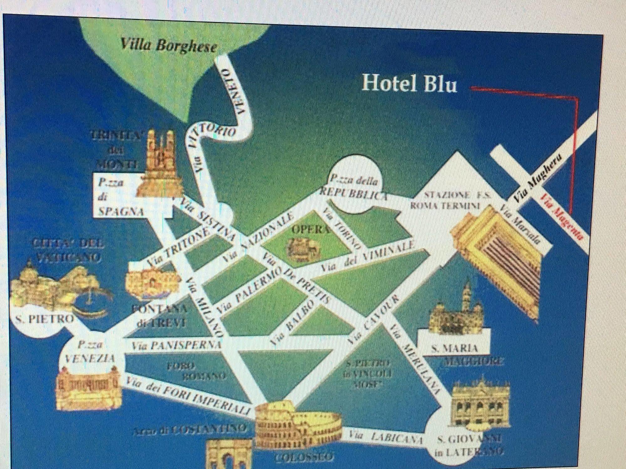 Hotel Soggiorno Blu Рим Екстер'єр фото